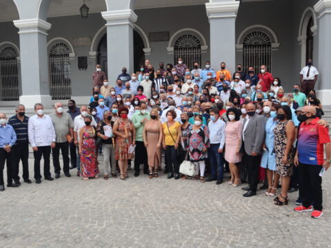 Con motivo del aniversario 45 de creados los órganos del Poder Popular se desarrolló en el Teatro Sauto, Monumento Nacional, la Asamblea solemne del municipio de Matanzas.