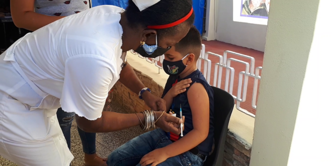 Inicia en Matanzas vacunación a niños con segunda dosis de Soberana 02