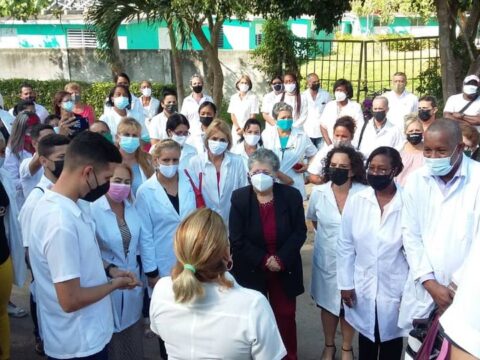 Recibió Filial de Ciencias Médicas de Colón visitantes de la Junta de Acreditación