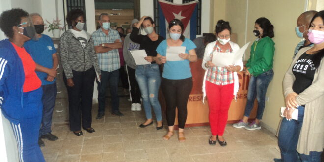 Trabajadores de la EMSIL reafirman convicciones revolucionarias
