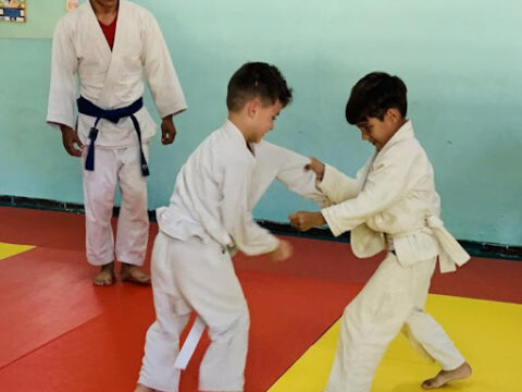 Se retoma práctica de karate en el poblado Reynold García de Calimete