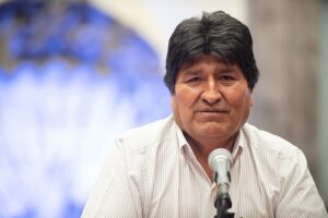 Evo Morales critica doble moral de EEUU respecto a Bolivia