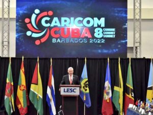 Díaz-Canel agradeció posición de Caribe contra bloqueo económico