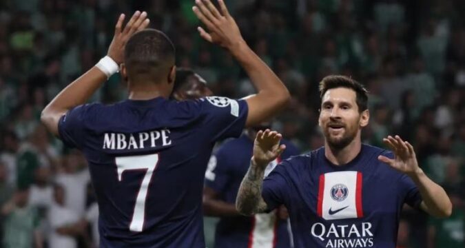 messi mbappe