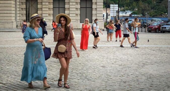 turistas en la habana