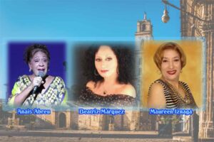 Tres grandes voces de Cuba cantan al Sur