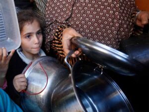 Más de 70 mil niños sufren desnutrición en Gaza