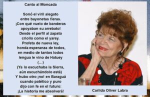 El Moncada en un canto épico