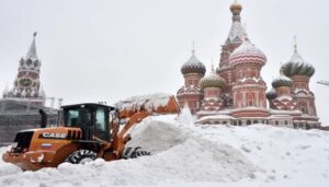 Moscú registra la mayor nevada en 56 años, con el 42% de la precipitación mensual en un solo día