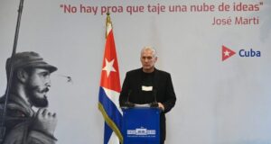 Presidente cubano Miguel Díaz-Canel realiza comparecencia especial ante la prensa
