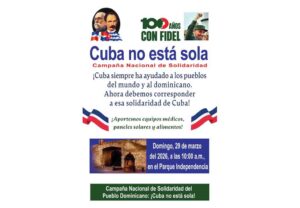 Jornada de donaciones para Cuba en capital dominicana este domingo