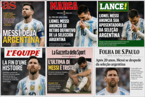 Lionel Messi se retira de la Selección argentina