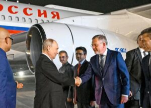 Presidente ruso llegó a la India para cumbre de los Brics
