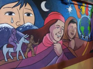 Inauguran en Chile mural en homenaje a Eliana Araníbar y Gladys Marín